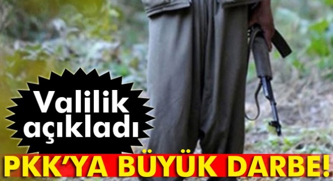 15 PKK lı etkisiz hale getirildi