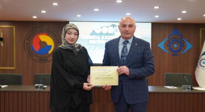 200 kadın çiftçi sertifikasını aldı