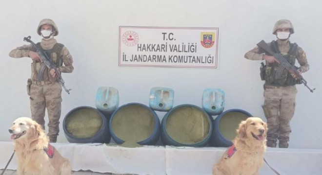 318 kilo esrar ele geçirildi