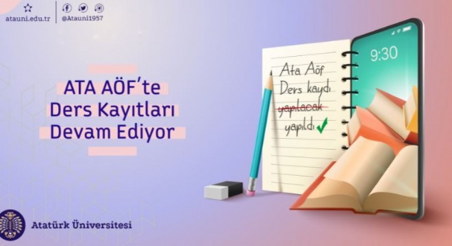 ATA AÖF’te ders kayıtları devam ediyor