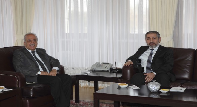 Ardahan Üniversitesi Rektörü Biber, Rektör Çomaklı’yı Ziyaret Etti