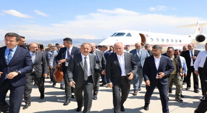 Bakan Özhaseki Erzurum’da