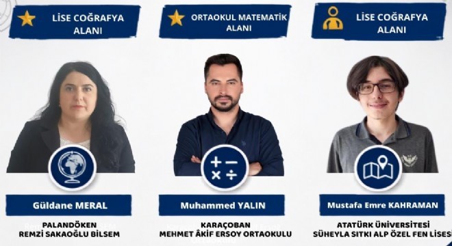 Bilim Olimpiyatları'nda Erzurum başarısı