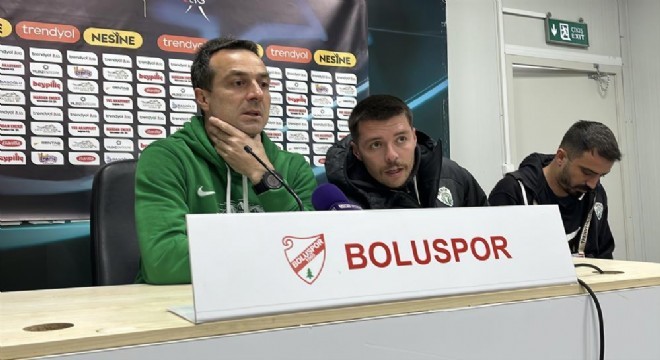 Boluspor - Serikspor maçının ardından