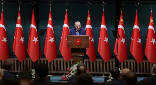 Erdoğan'dan kararlılılık vurgusu