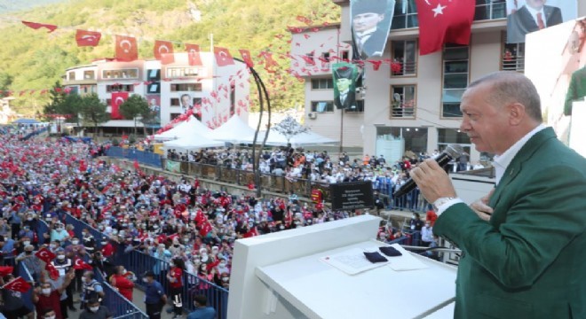 Erdoğan selzedelere seslendi