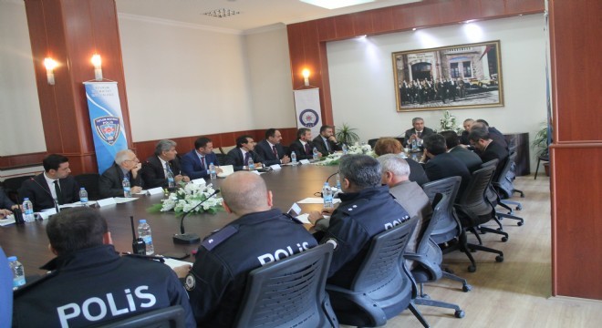 Erzurum Kent Güvenlik Danışma Kurulu toplandı