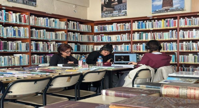 Erzurum da 781 bin 910 okur kütüphanelerden yararlandı