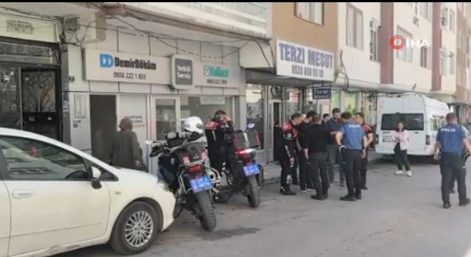 Erzurum da iş yerine silahlı saldırı