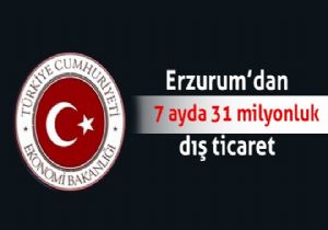 Erzurum’dan 7 ayda 31 milyonluk dış ticaret