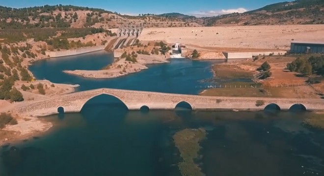Erzurum köprüleri drone ile tanıtıldı