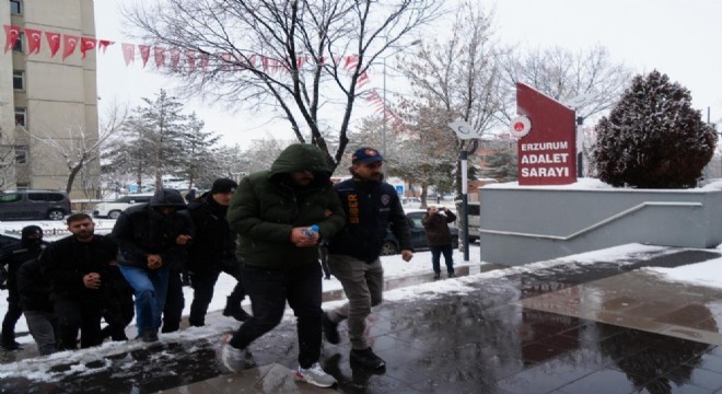 Erzurum merkezli operasyonda 68 gözaltı