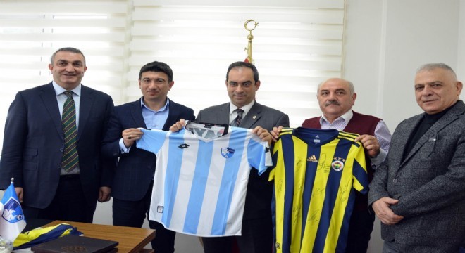 Erzurumspor FB yöneticilerini ağırladı