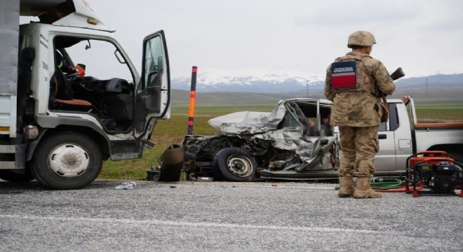 Jandarma bölgesinde bir ayda 14 trafik kazası