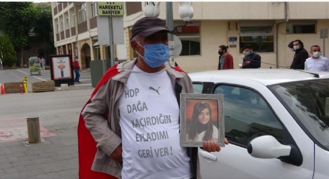 Kızı için HDP e yürüdü
