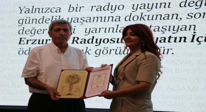 TYB den Erzurum a iki ödül