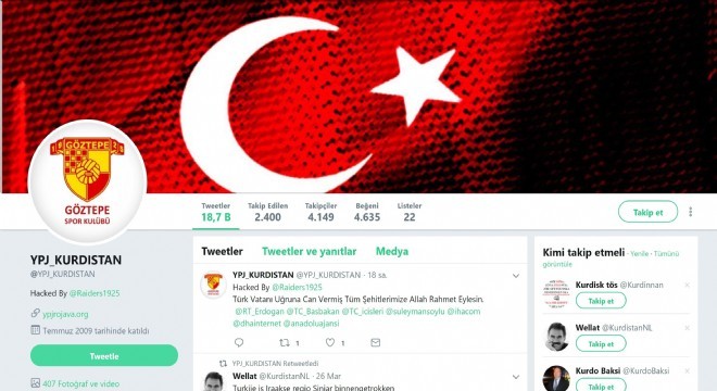 Terör örgütü YPJ’ye Türk bayrağı şoku