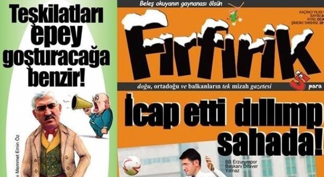 Türkiye’nin tek şehir mizah dergisi Fırfırik 15 yaşında