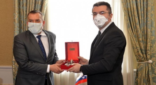 Vali Memiş Büyükelçi Seligo’ya Erzurum’u anlattı
