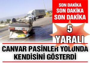 Pasinler yolunda trafik kazası