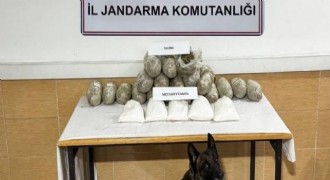 22 kilo uyuşturucu ele geçirildi