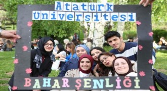 Atatürk Üniversitesi bahar şenliği tamamlandı