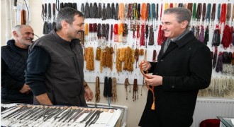 Baruş'tan esnafa Ramazan ziyareti