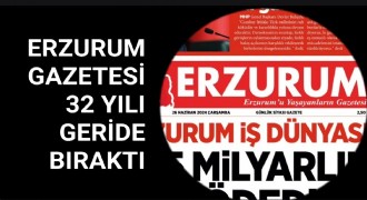 Erzurum Gazetesi 32 Yıllık Geçmişi Geride Bıraktı