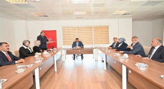 Erzurum TSE Vali Çiftçi’ye brifing verdi