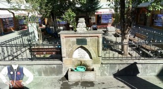 Erzurum'un tarihi çeşmeleri belgesel kayıtta