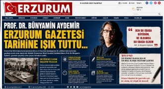 Prof.Dr. Aydemir ERZURUM’un 34 Yılına ışık tutku