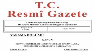 Sosyal Hizmetler Kanunu Resmi Gazete'de yayımlandı