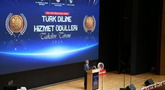 Türk Diline Hizmet Ödülleri sahiplerini buldu
