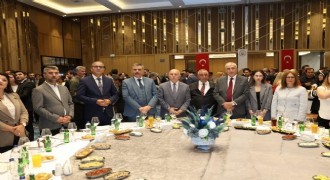 Yargı mensupları resepsiyonda buluştu