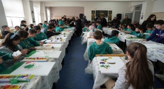 Çocuklar sanatla buluştu
