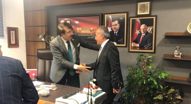 Çomaklı, Erzurum Milletvekillerini ziyaret etti