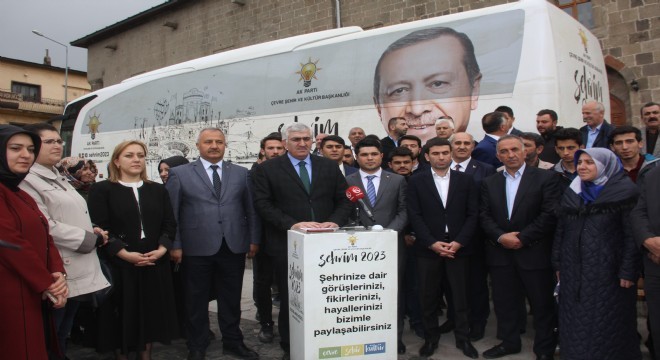 “Şehrim 2023” Otobüsü Erzurum’da